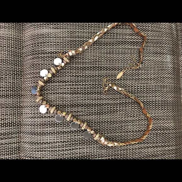 ettika Jewelry - HP🏆Genuine Ettika  Leather & Metal Necklace